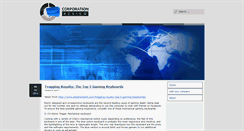Desktop Screenshot of corporationreview.com