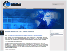 Tablet Screenshot of corporationreview.com